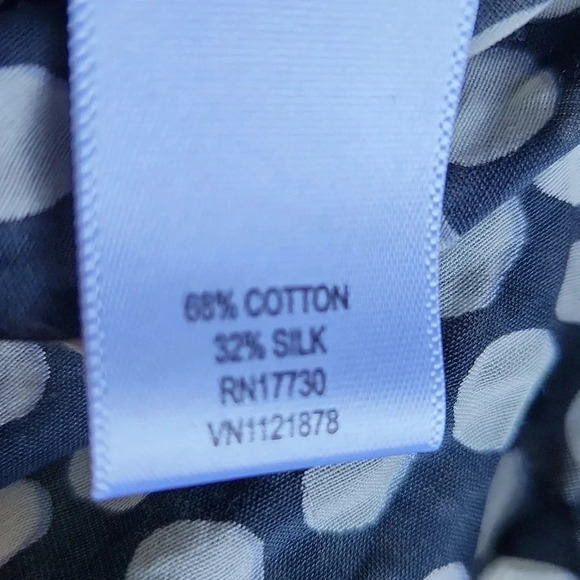 Isaac Mizrahi Black & White Button Down Top - Picture 14 of 14